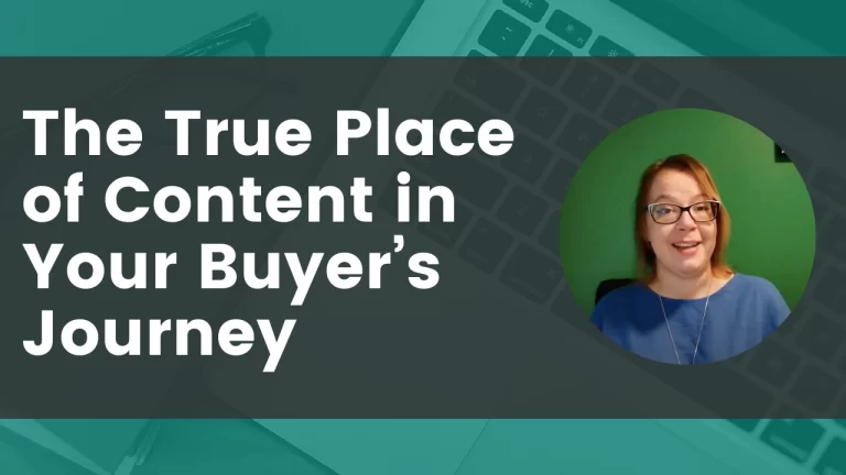The True Place of Content in Your Buyer’s Journey image